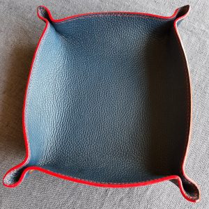 Vide-poches Bleu marine et rouge
