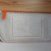 Pochette zippée blanc nacré - Thumbnail Image 1