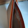 Pochette zippée blanc nacré - Thumbnail Image 2