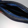 Pochette zippée bleue - Thumbnail Image 2
